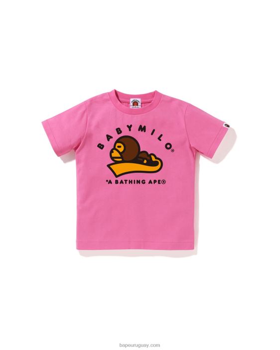 camiseta para dormir baby milo niños rosa 26D801552 A Bathing Ape