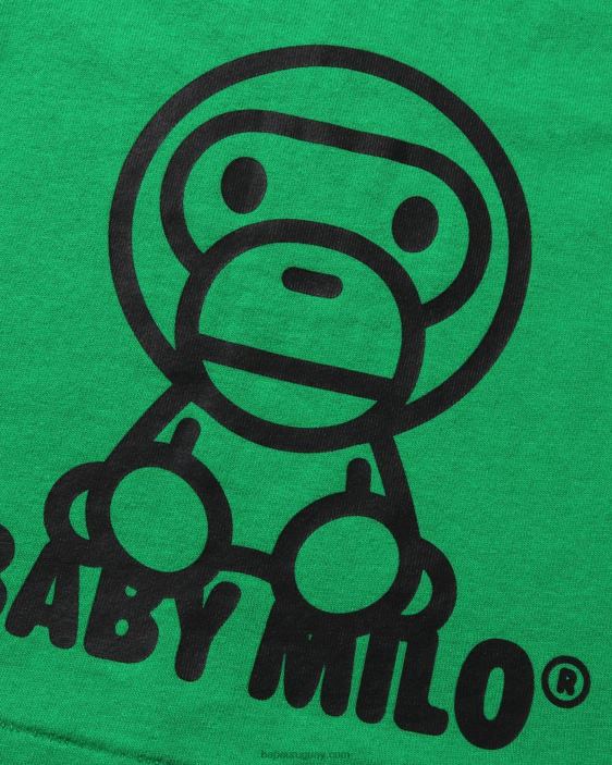 toda la camiseta de la mezcla del bebé milo niños menta 26D801515 A Bathing Ape
