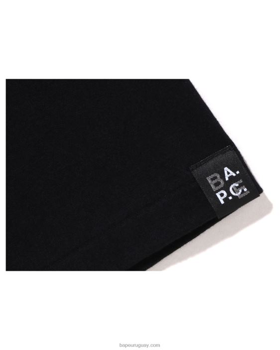 x a.p.c. milo en camiseta apc niños negro 26D801572 A Bathing Ape