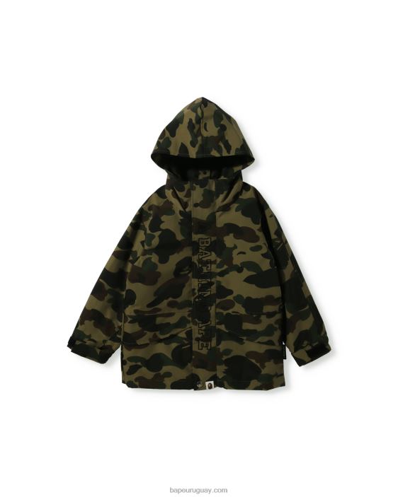Chaqueta 1st Camo 4way niños ejercito verde 26D801754 A Bathing Ape