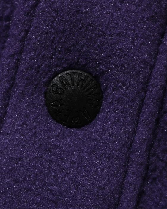 chamarra con parche de tiburón niños púrpura 26D801643 A Bathing Ape