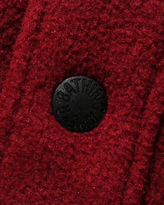 chamarra con parche de tiburón niños rojo brillante 26D801641 A Bathing Ape