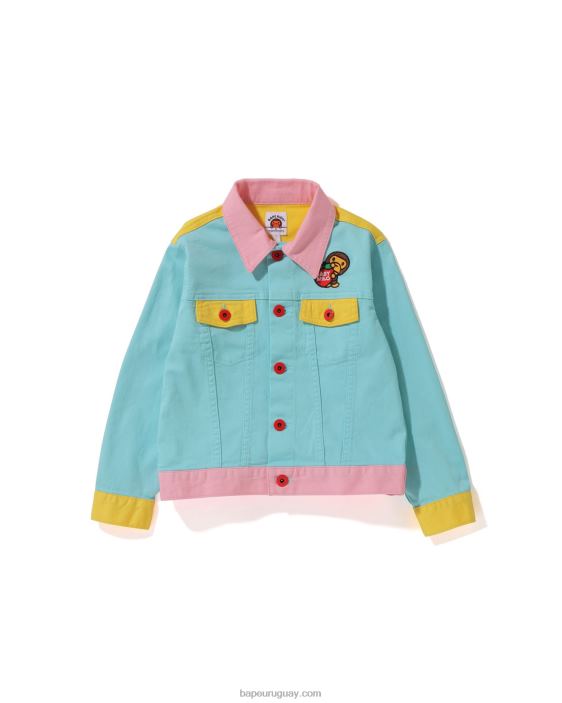 chaqueta baby milo con botones niños caso 26D801726 A Bathing Ape