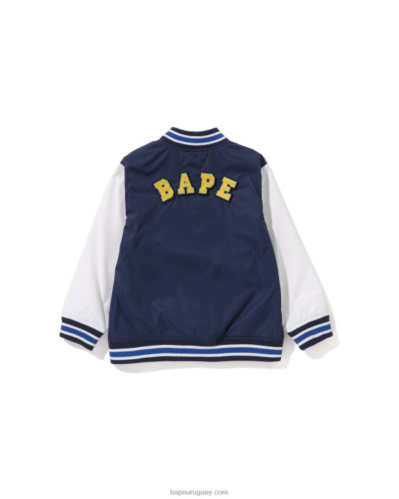 chaqueta universitaria con parche de head b niños Azul marino 26D801447 A Bathing Ape