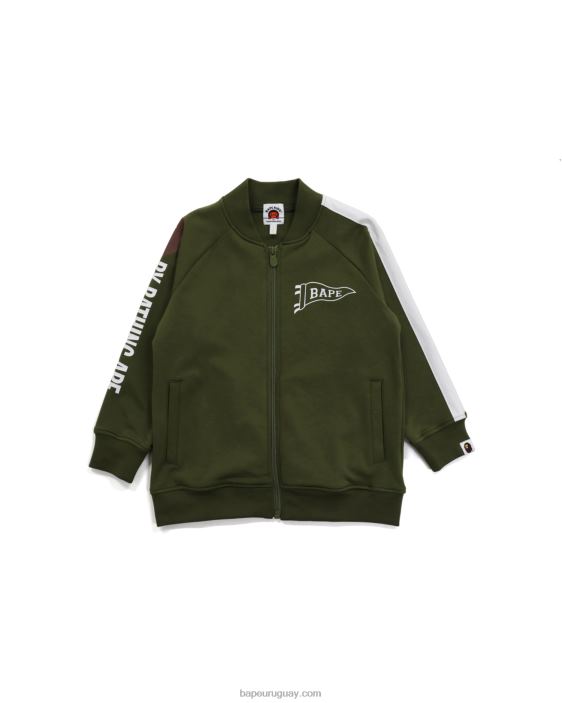 parte superior del jersey niños ejercito verde 26D801789 A Bathing Ape