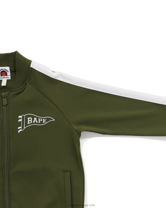 parte superior del jersey niños ejercito verde 26D801789 A Bathing Ape