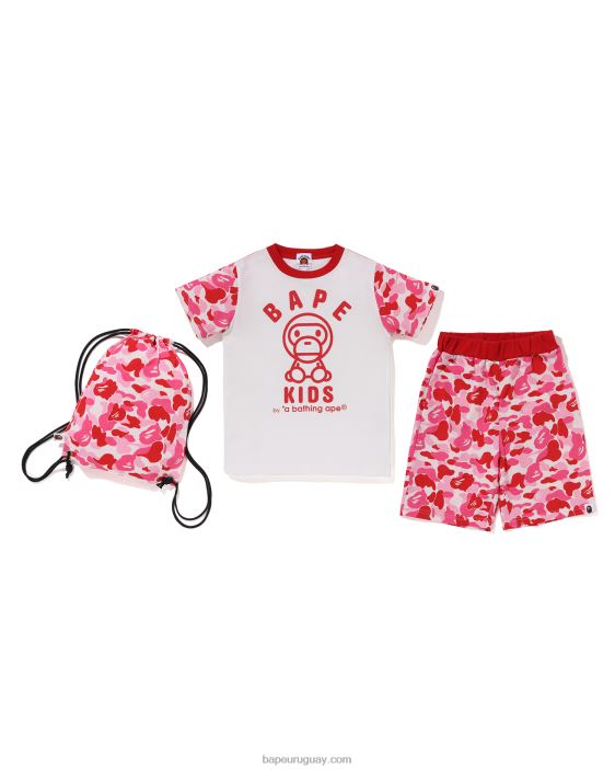 abc camo baby milo set de regalo niños rosa 26D801297 A Bathing Ape