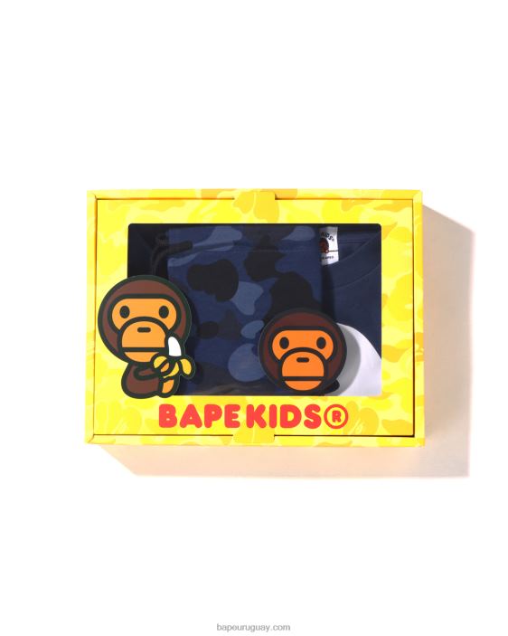 set de regalo color camo by bathing niños azul 26D801635 A Bathing Ape