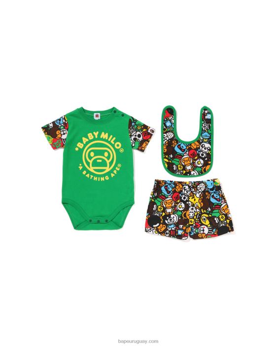 set de regalo milo all safari niños Esmeralda 26D801391 A Bathing Ape