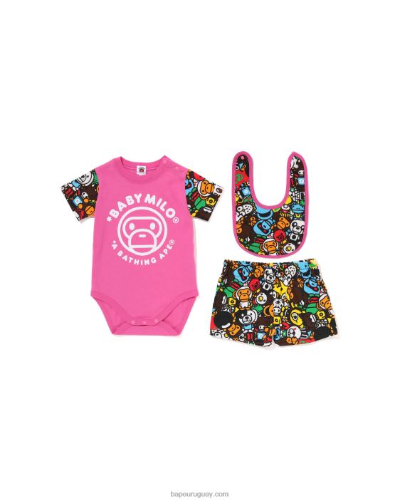 set de regalo milo all safari niños rosa 26D801392 A Bathing Ape