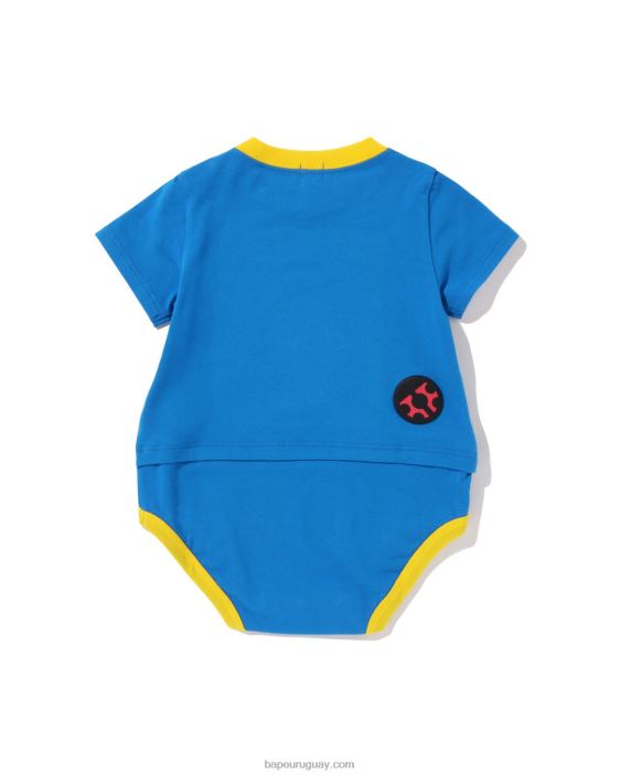 baby milo body a capas con escarabajo ciervo niños azul 26D801615 A Bathing Ape