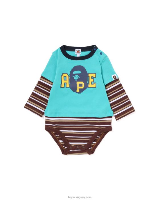 body a capas con cabeza de aro niños verde claro 26D801368 A Bathing Ape
