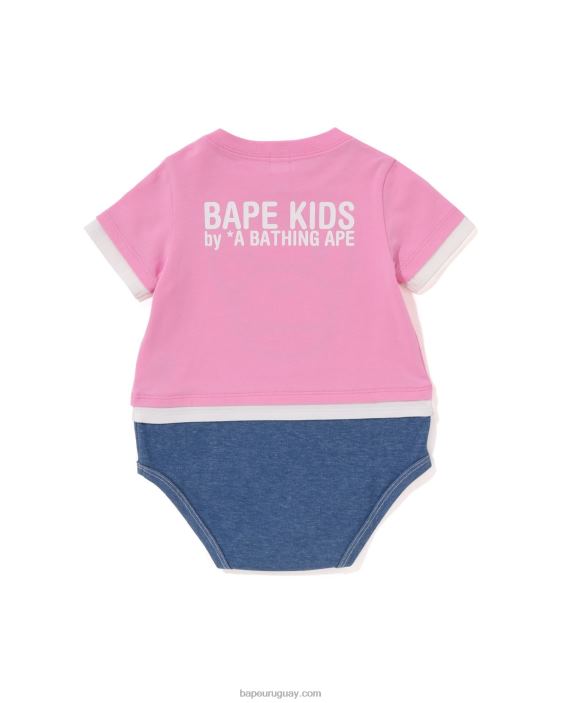 body a capas con cara de milo niños rosa 26D801702 A Bathing Ape