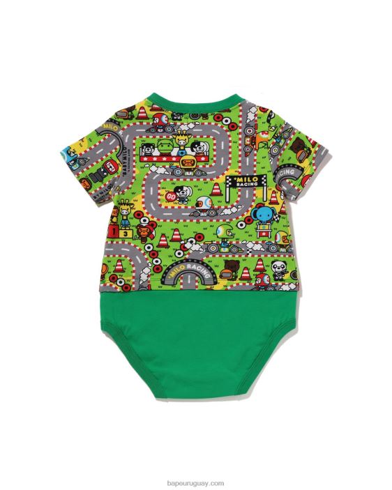 body bebe milo racing niños Esmeralda 26D801611 A Bathing Ape