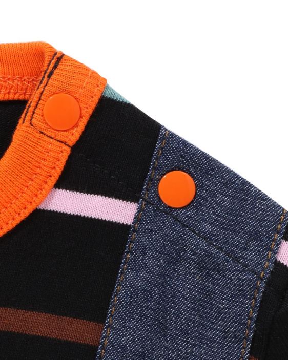 hoop baby milo tirantes pantalones mamelucos en capas niños negro 26D801449 A Bathing Ape