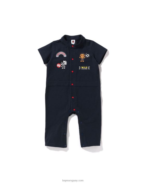 mameluco de carreras de bebé milo niños Azul marino 26D801733 A Bathing Ape