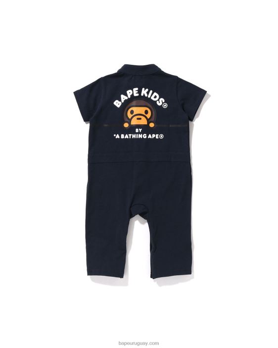 mameluco de carreras de bebé milo niños Azul marino 26D801733 A Bathing Ape