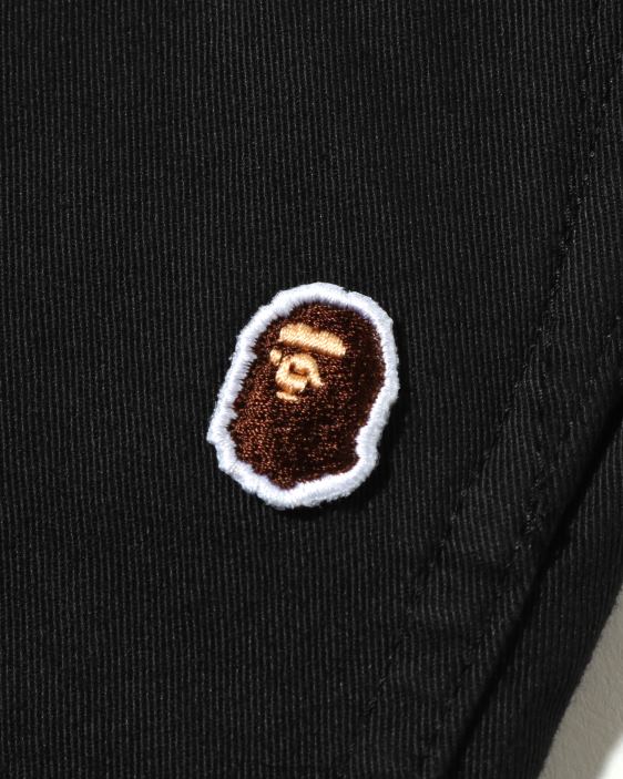 abc pantalones de camuflaje con puños jr niños negro 26D801683 A Bathing Ape