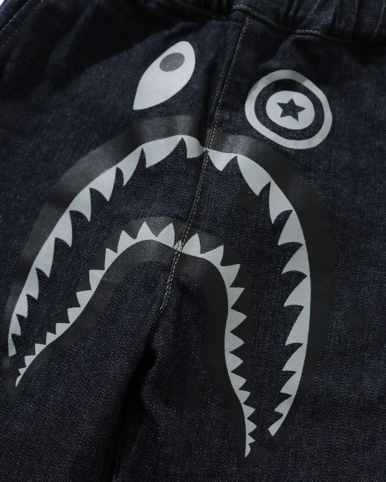 joggers de mezclilla tiburón niños mezclilla 26D801794 A Bathing Ape