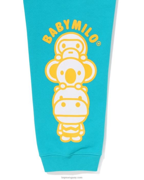 pantalon de chándal baby milo friends niños menta 26D801420 A Bathing Ape