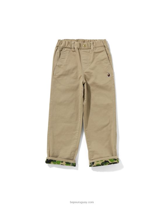 pantalones camuflados abc niños beige 26D801671 A Bathing Ape