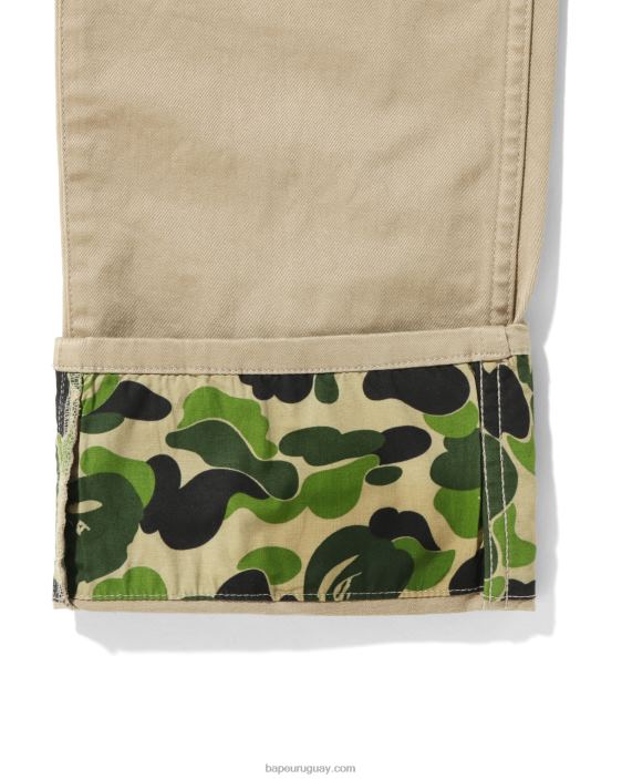 pantalones camuflados abc niños beige 26D801671 A Bathing Ape