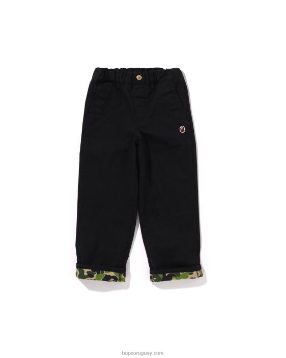 pantalones camuflados abc niños negro 26D801672 A Bathing Ape