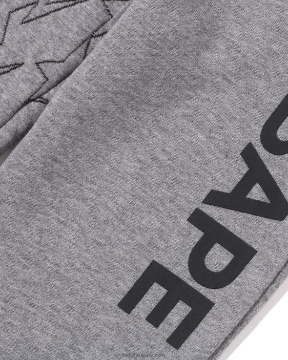 pantalones de chándal acolchados sta niños gris 26D801542 A Bathing Ape