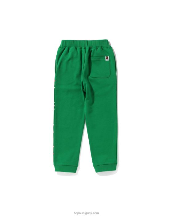 pantalones de chándal baby milo racing friends niños verde pavo real 26D801732 A Bathing Ape