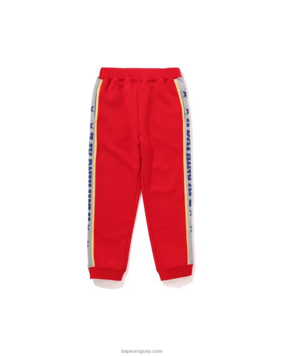pantalones de chándal con diseño colour block niños rojo brillante 26D801579 A Bathing Ape