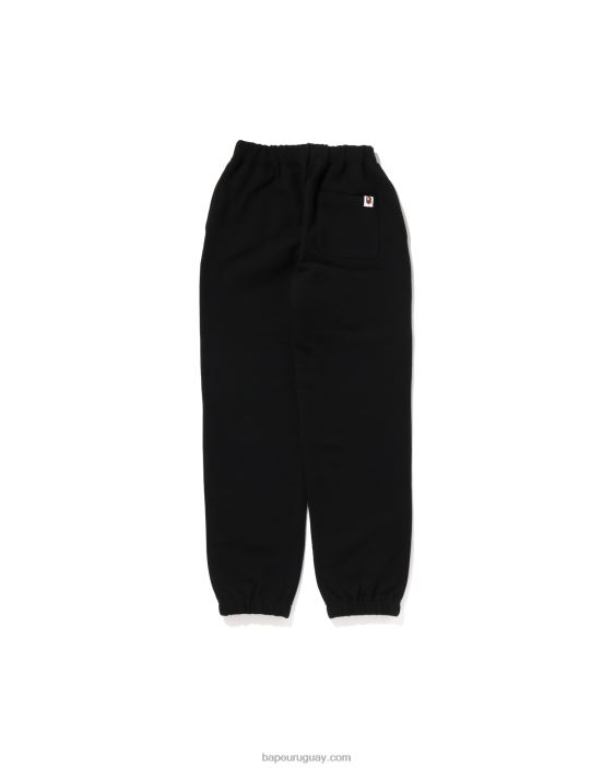 pantalones de chándal con múltiples fuentes jr niños negro 26D801676 A Bathing Ape