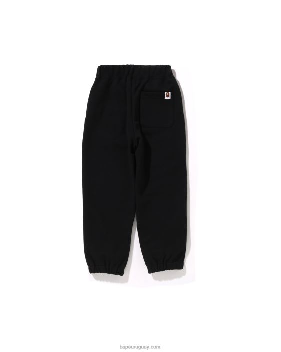 pantalones de chándal con múltiples fuentes niños negro 26D801684 A Bathing Ape