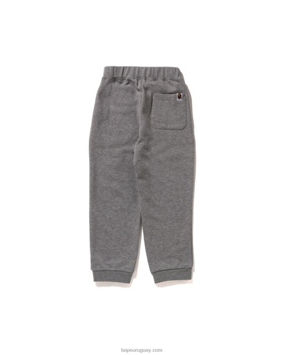 pantalones de chándal con parches niños gris 26D801428 A Bathing Ape