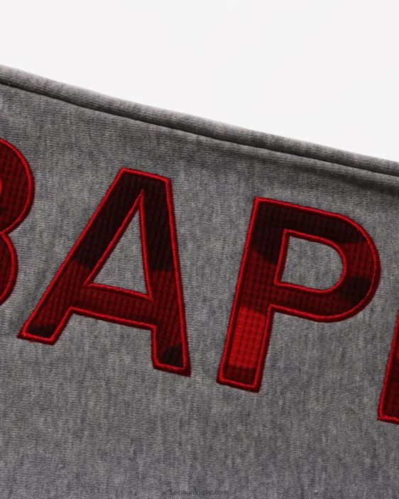 pantalones de chándal con parches niños gris 26D801428 A Bathing Ape