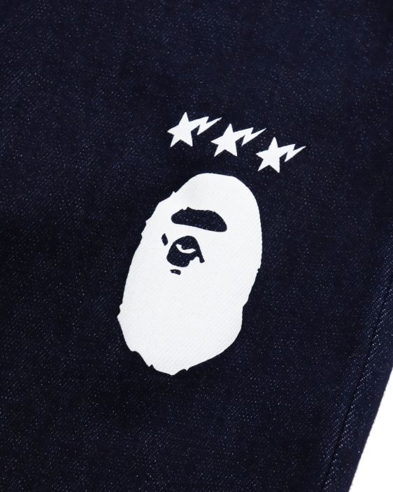 pantalones de mezclilla con múltiples estampados niños Azul marino 26D801761 A Bathing Ape