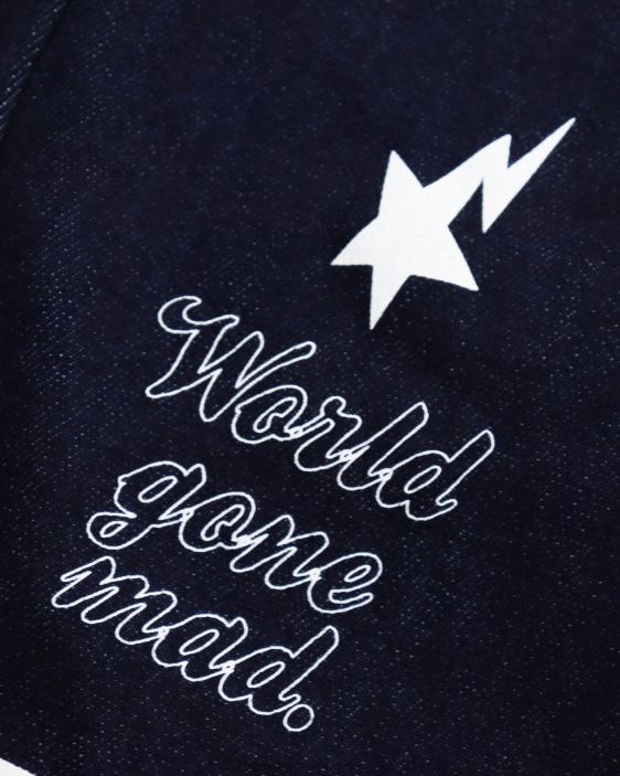 pantalones de mezclilla con múltiples estampados niños Azul marino 26D801761 A Bathing Ape