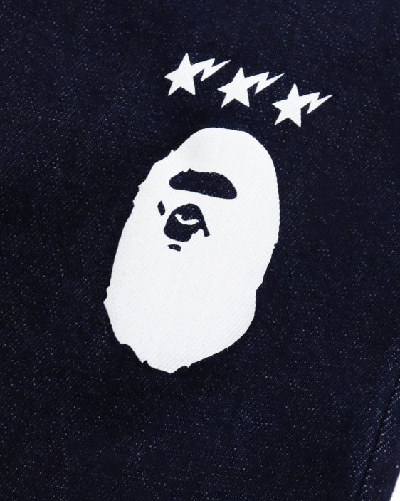 pantalones de mezclilla con múltiples estampados niños mezclilla 26D801765 A Bathing Ape