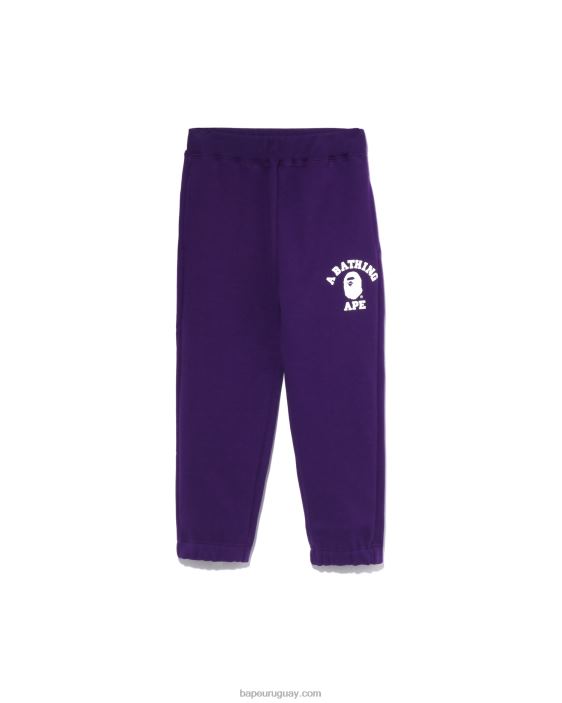 pantalones deportivos universitarios niños púrpura 26D801446 A Bathing Ape