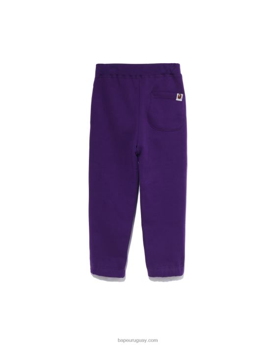 pantalones deportivos universitarios niños púrpura 26D801446 A Bathing Ape