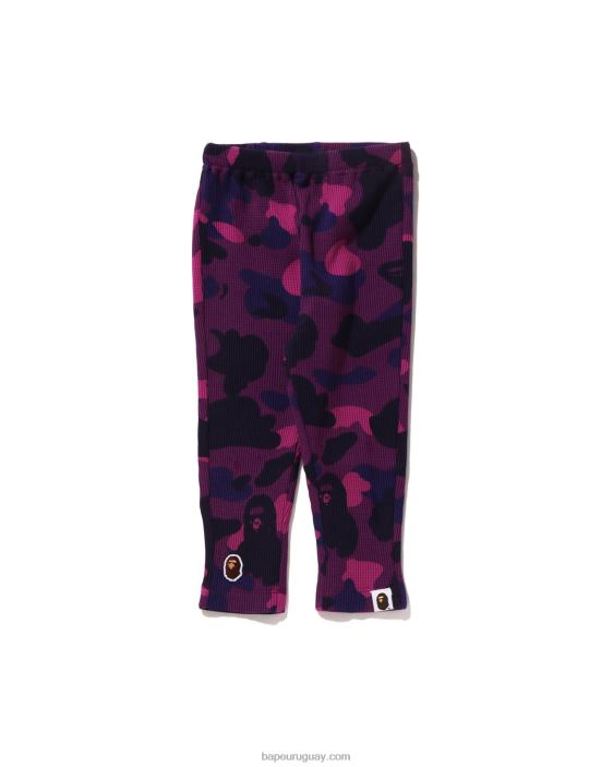 pantalones térmicos de camuflaje de color niños púrpura 26D801425 A Bathing Ape
