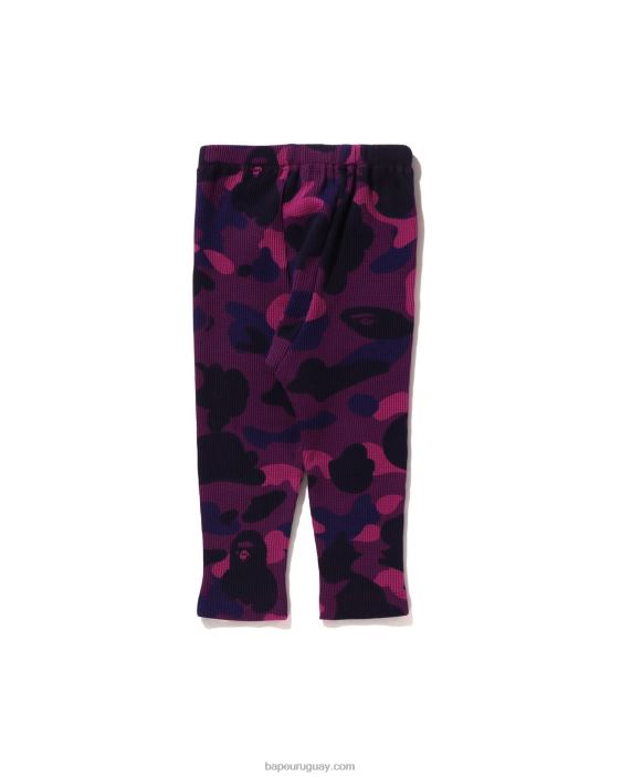 pantalones térmicos de camuflaje de color niños púrpura 26D801425 A Bathing Ape
