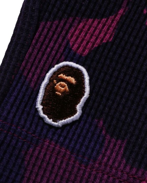 pantalones térmicos de camuflaje de color niños púrpura 26D801425 A Bathing Ape