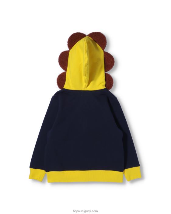 Sudadera con capucha y cremallera de Baby Milo Friends niños azul 26D801759 A Bathing Ape