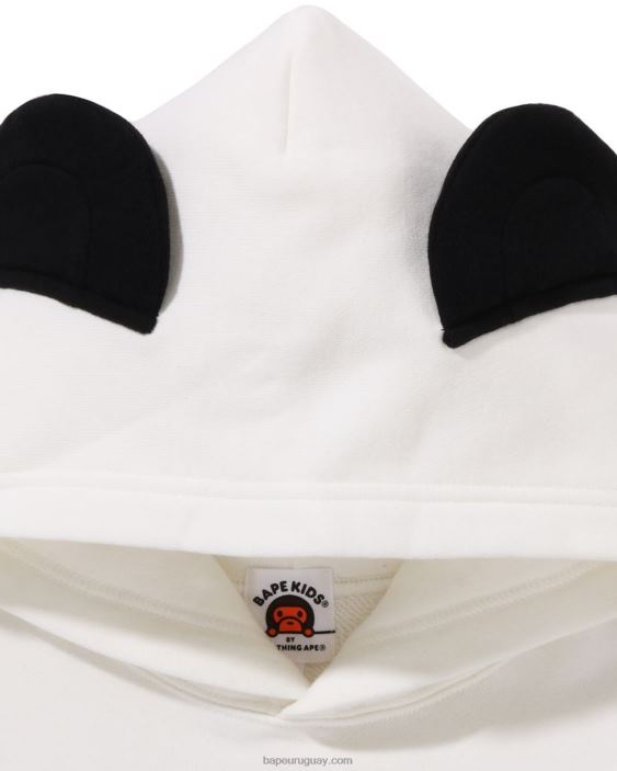 bebé milo panda sudadera con capucha a capas niños blanco 26D801461 A Bathing Ape