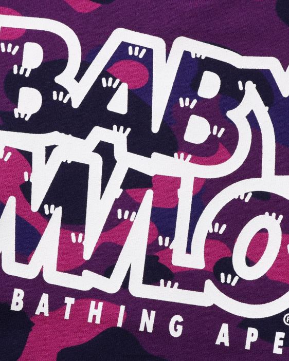 color camo baby milo camp cuello redondo niños púrpura 26D801472 A Bathing Ape