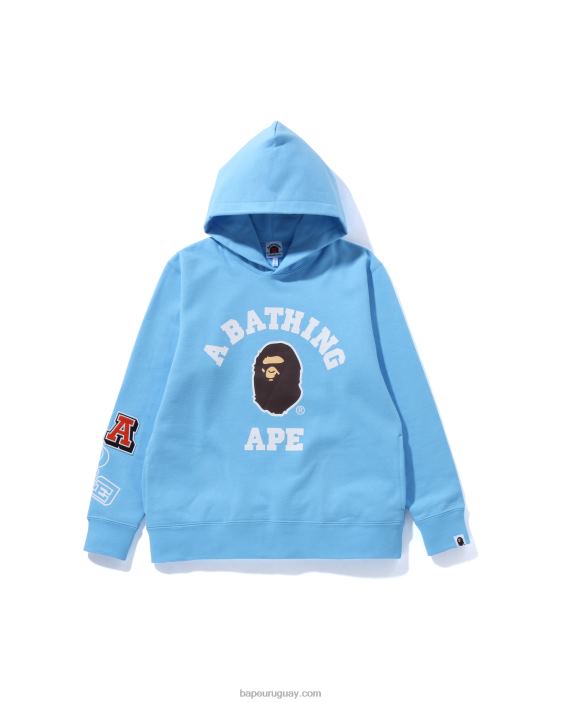 múltiples fuentes sudadera con capucha jr niños azul 26D801694 A Bathing Ape