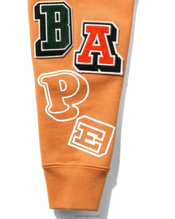 múltiples fuentes sudadera con capucha niños naranja 26D801675 A Bathing Ape
