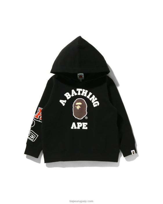 múltiples fuentes sudadera con capucha niños negro 26D801673 A Bathing Ape
