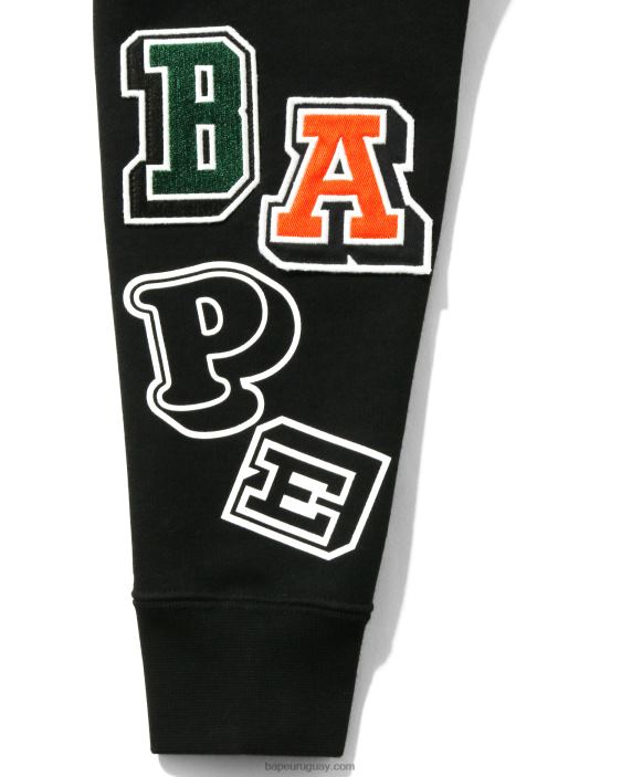 múltiples fuentes sudadera con capucha niños negro 26D801673 A Bathing Ape