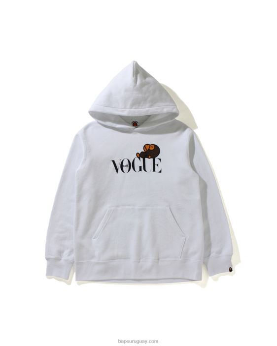 milo x vogue sudadera con capucha niños blanco 26D801620 A Bathing Ape